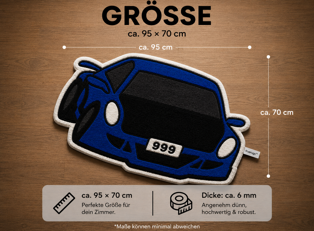 "999 Car" Rug