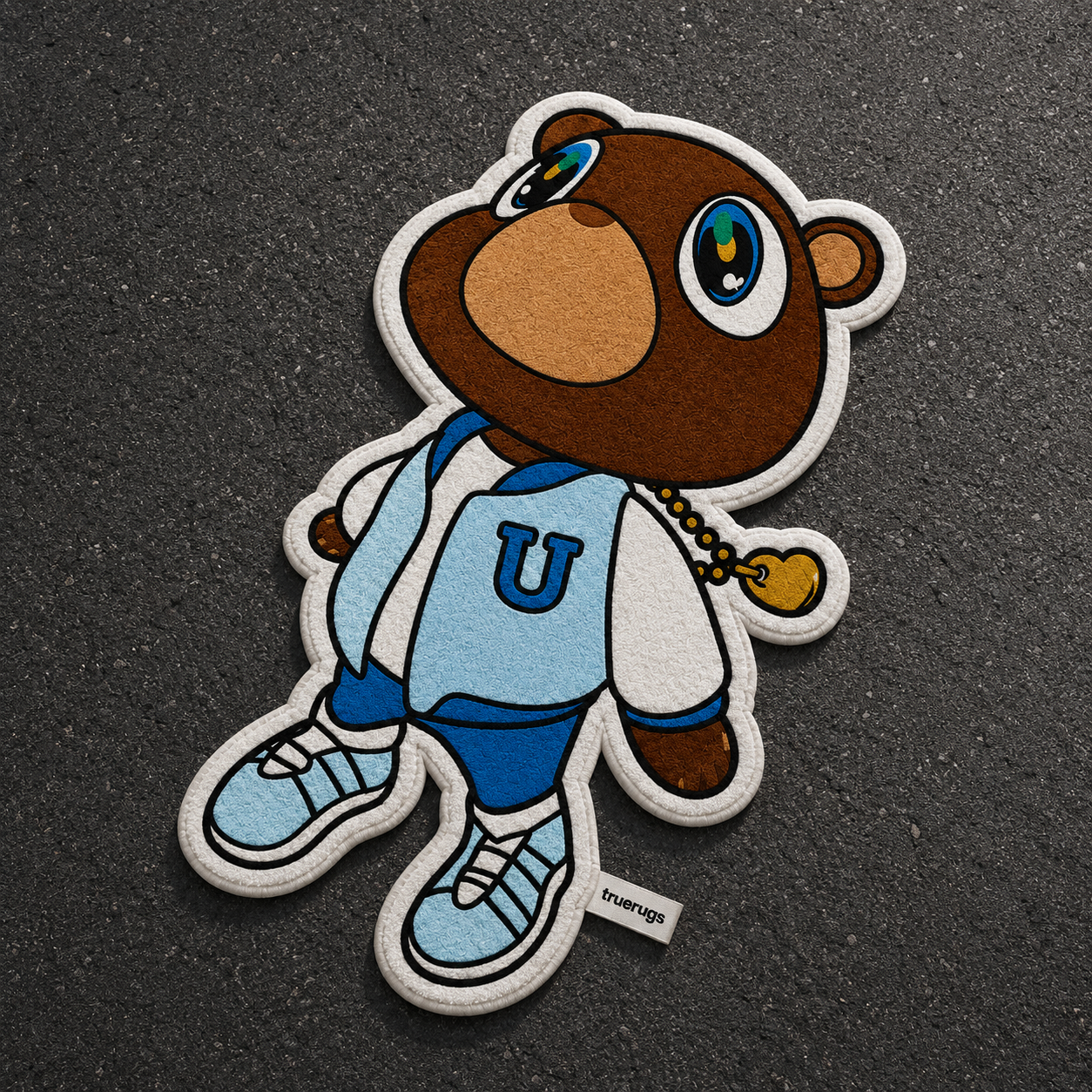 "Gradutation Bear" Rug