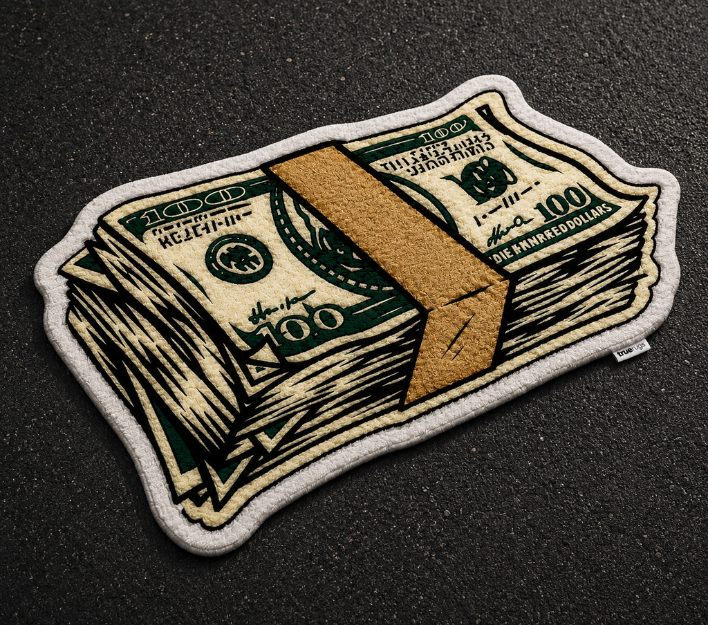 "Money Stack" Rug